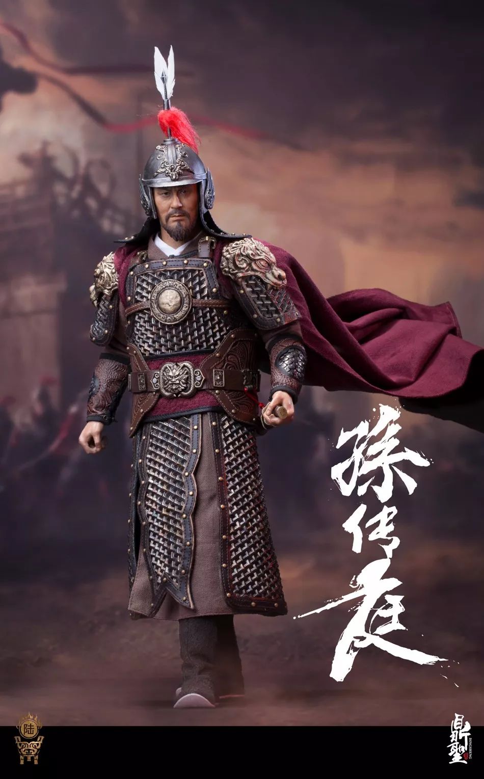 新品预定 鼎圣模玩 1/6 明朝名将-孙传庭【纯铜铠甲】