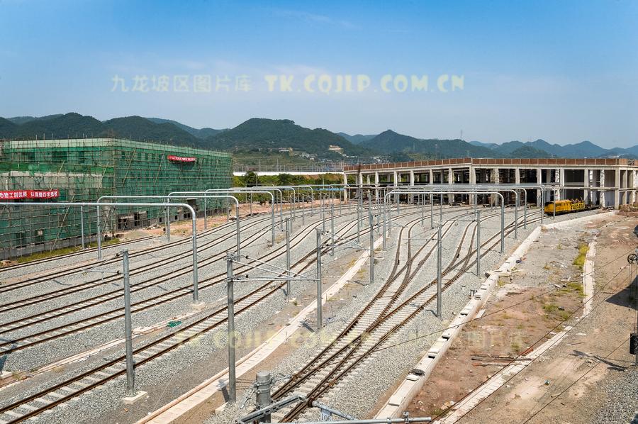 轨道5号线中梁山车辆段.