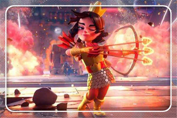 皇室战争:电磁炮还是给力的,这套卡组,不管进攻