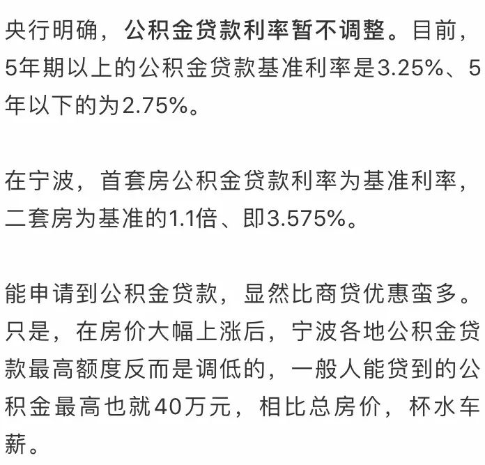 宁波房贷利率即将迎巨大变化！这4个问题，或需重点关注