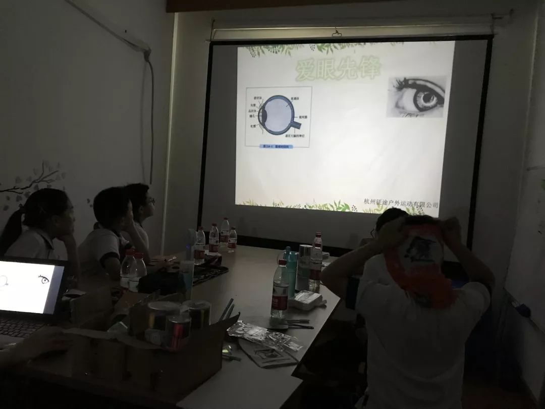 制作爱眼护眼小画报
