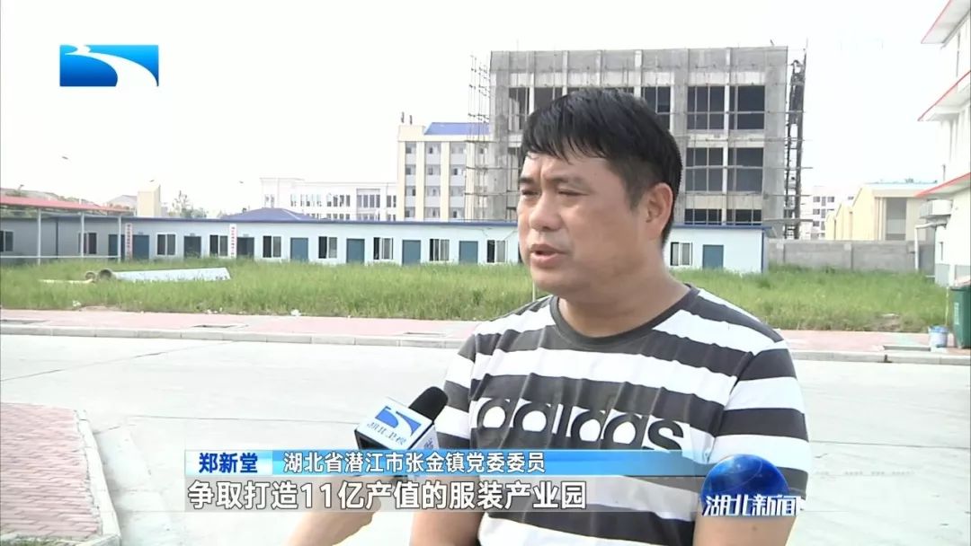 湖北省潜江市张金镇党委委员 郑新堂:大力招引一批服装配套的企业