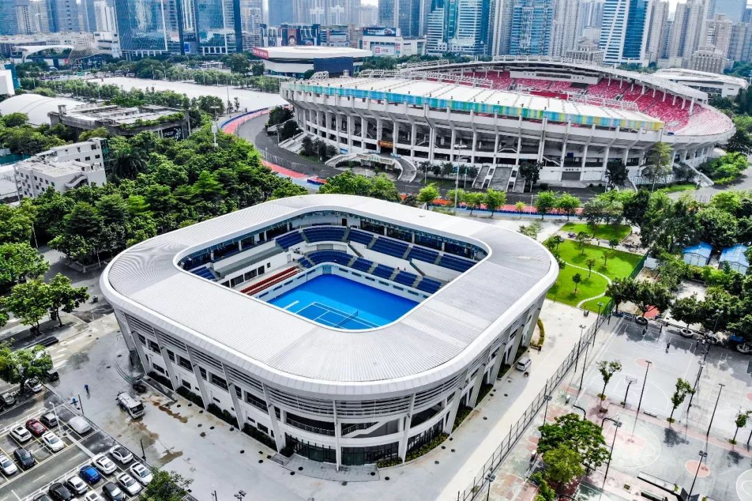 广州网球中心场全新落成wta广网回归天河体育中心