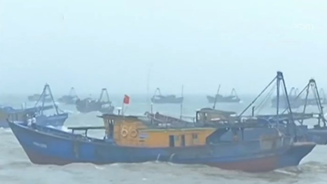今年第12号台风“杨柳”生成登陆路径正被密切监视