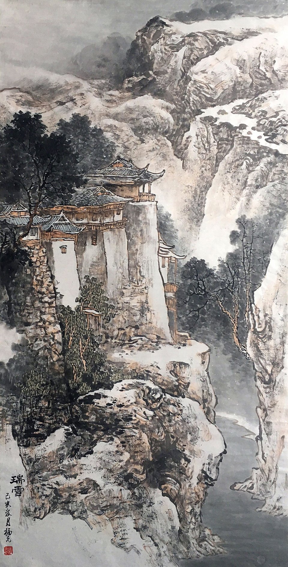 关福元——山水画意境高远,浑厚华滋,具有强烈的气息