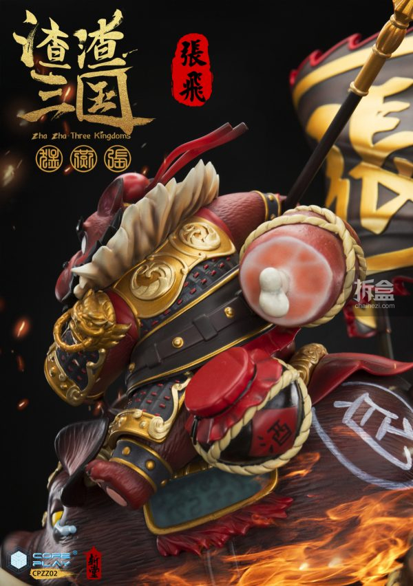 Coreplay核玩×斩堂《渣渣三国》系列NO.2 猛将张飞 雕像