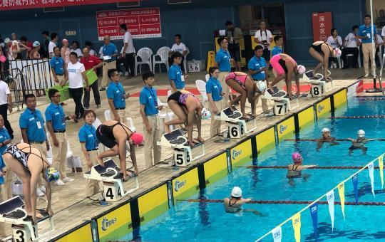 河北一中学生全国青少年游泳u系列比赛夺三金