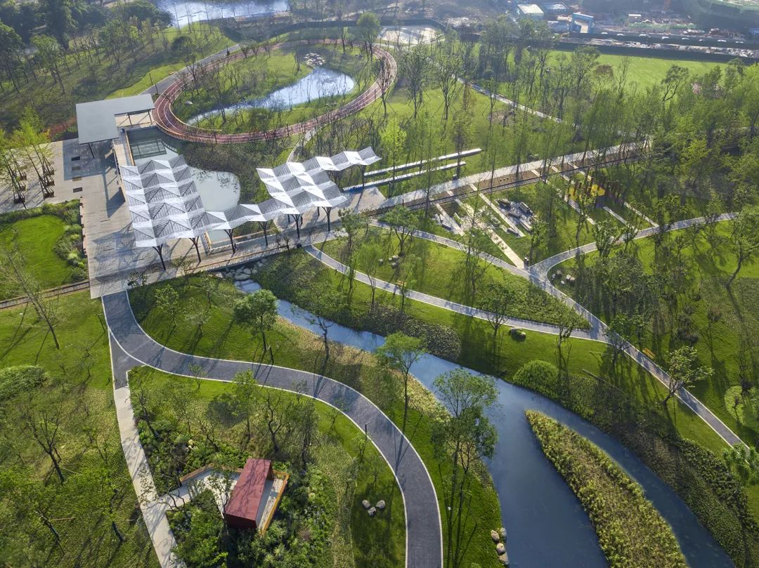 城市绿廊沙河源公园aecom成都澳博景观设计