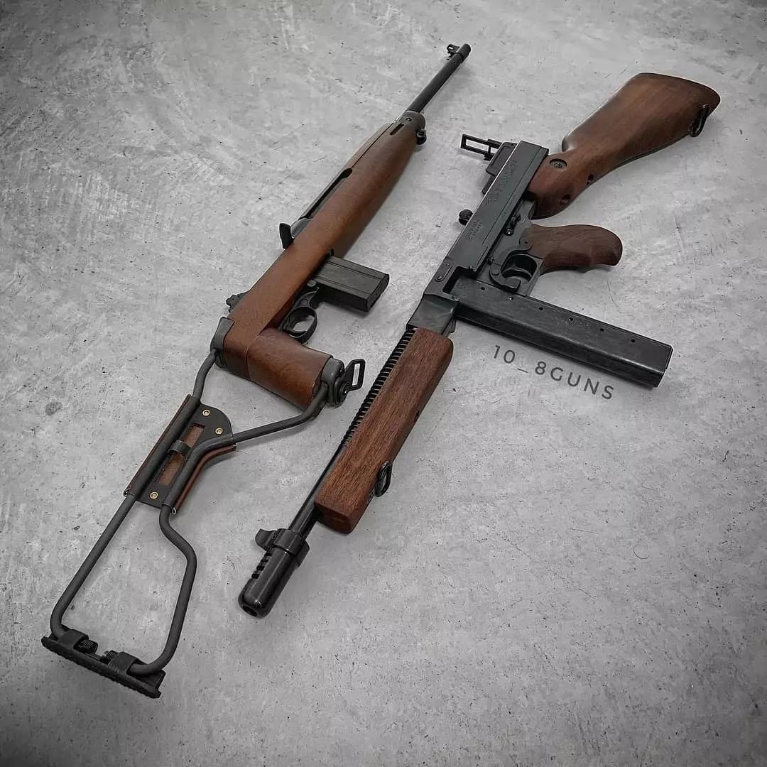 【汤普森冲锋枪】二战战场和上古黑帮片里的扫敌利器