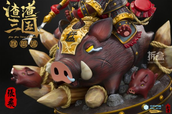 Coreplay核玩×斩堂《渣渣三国》系列NO.2 猛将张飞 雕像