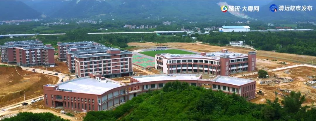 太壮观啦航拍清远大学城变化这么大都快认不出了