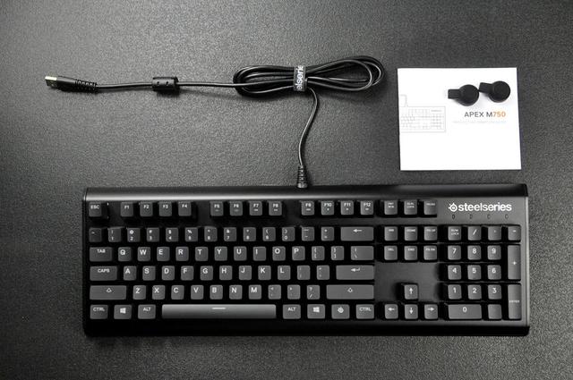 高冷范赛睿apex02m750机械键盘开箱