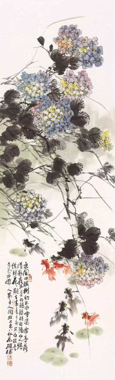 京海墨韵展讯百花竞秀陈葆棣花鸟画展