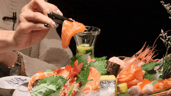 168元抢4人八重樱文化会馆豪华活海鲜套餐活象拔蚌加拿大北极贝波龙