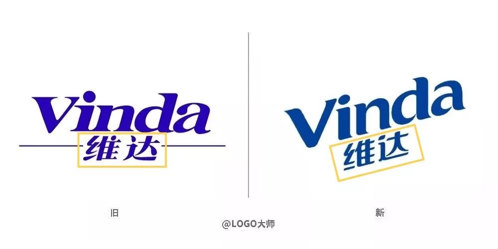 维达新logo变歪了