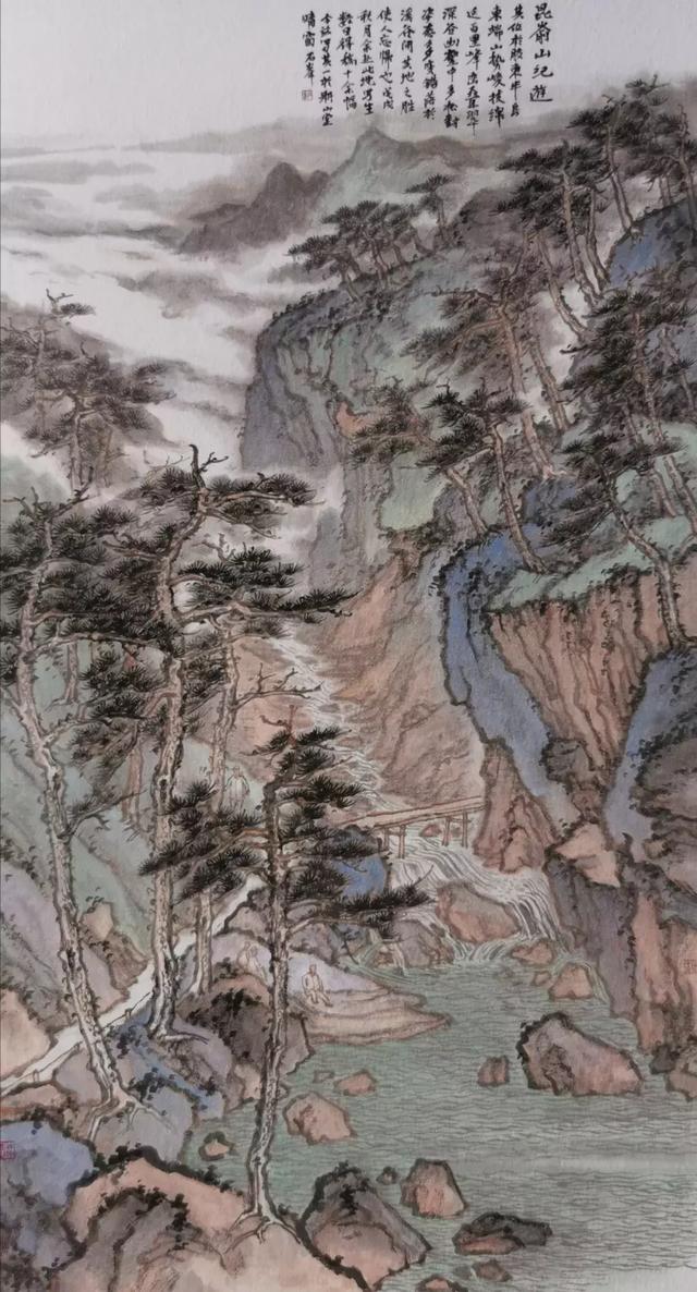 国家一级美术师,中国美术家协会理事,石峰山水画作品欣赏