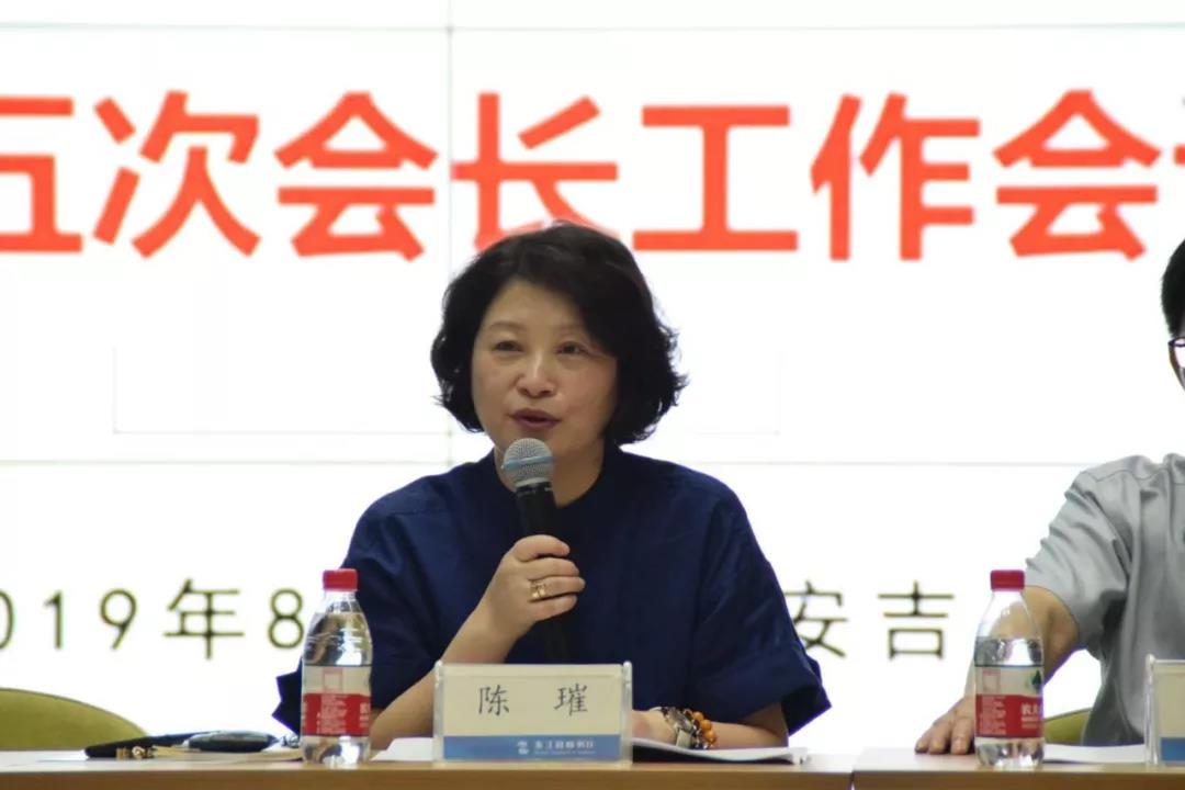 会议上,陈璀会长以"创新务实接地气,勇当发展急先锋"总结了协会2019年