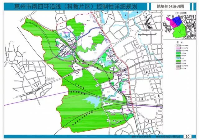 片区还规划有主干路尖峰路,以及河桥东路和新桥路等次干路和相应的