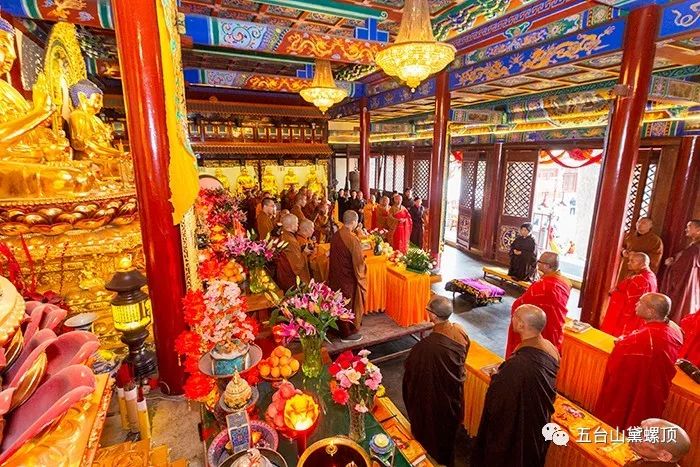 地藏菩萨圣诞日:五台山黛螺顶寺水陆法会进入第六天