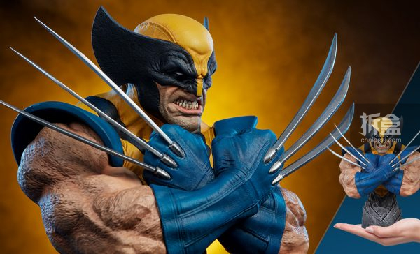 Sideshow漫威漫画《X战警》金刚狼/Wolverine9寸胸像