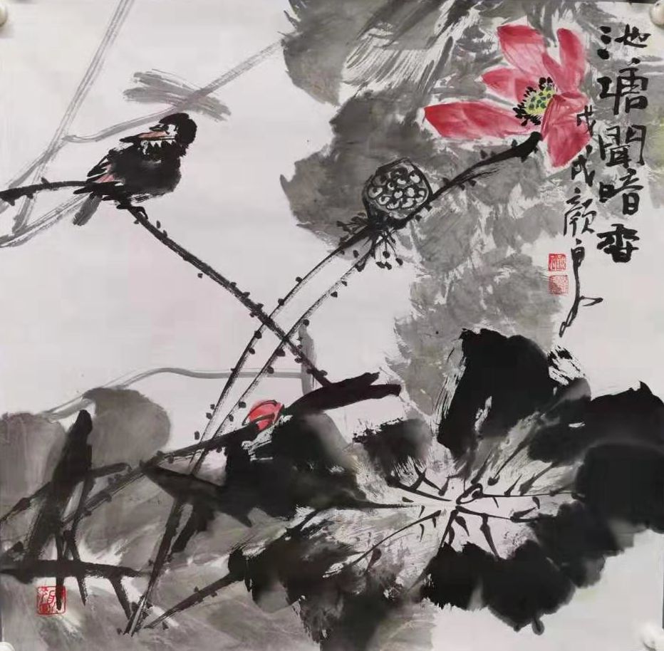 中国画名家——画家颜泉花鸟画欣赏