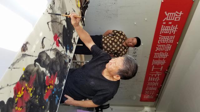 重磅著名画家董丽霞书画工作室在北京宋庄正式成立