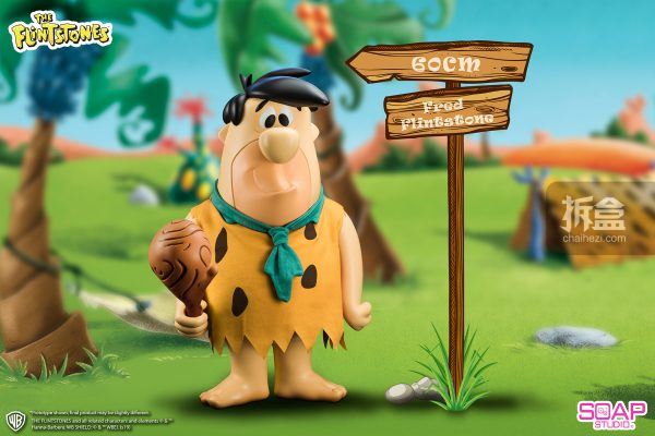 soapstudio摩登原始人弗雷德fredflintstone24寸搪胶人偶