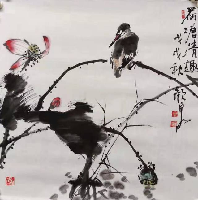 中国画名家——画家颜泉花鸟画欣赏