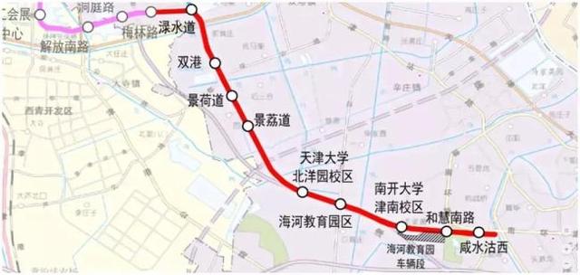 天津地铁新进展8号线将与6号线二期贯通运营