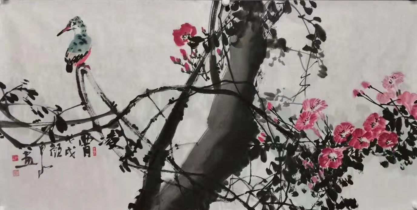 中国画名家——画家颜泉花鸟画欣赏_作品展