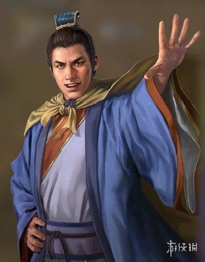 三国志14追加武将周喁介绍人物形象五维图赏