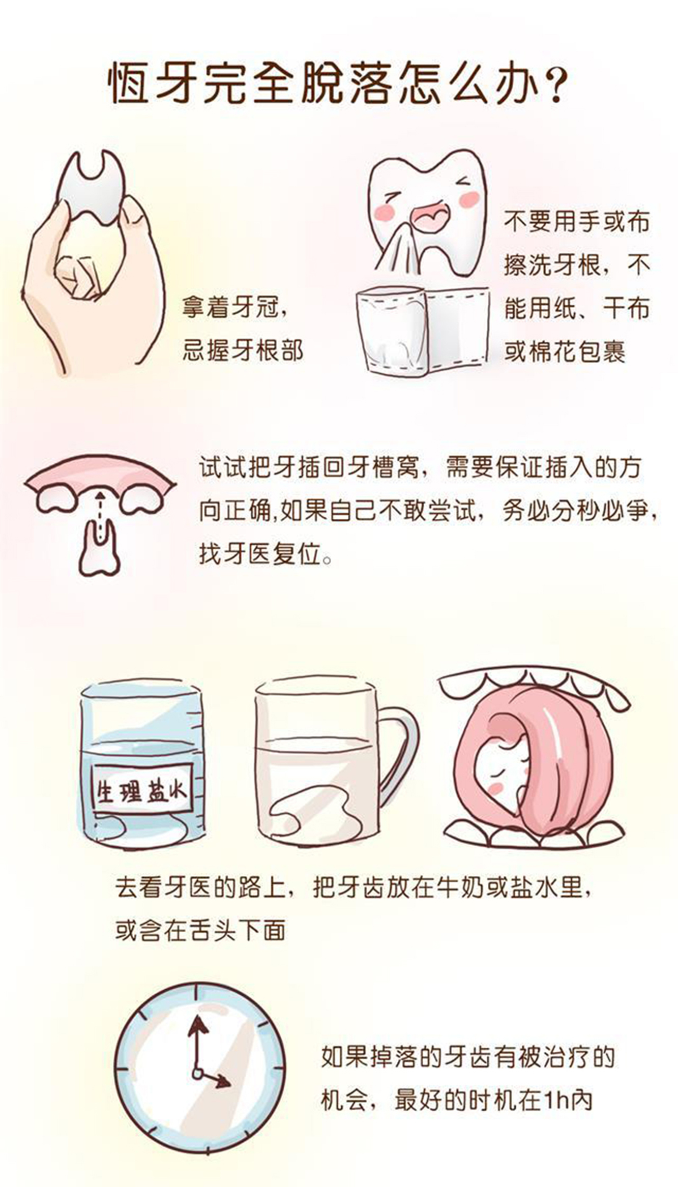 小孩牙齿磕松了怎么办