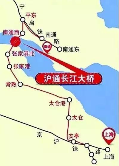 沪通铁路接入宁启铁路,常州坐动车可达泰州,南通等地