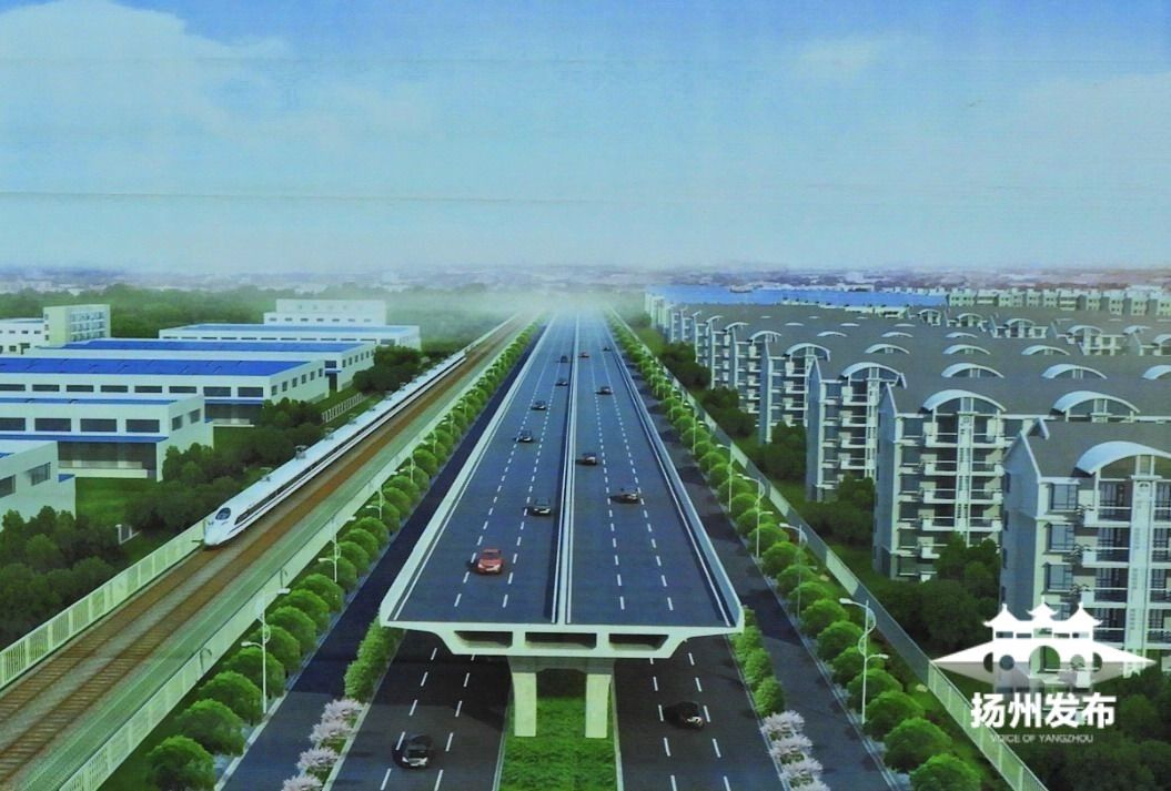 扬州第二条隧道,3条在建快速路传来消息