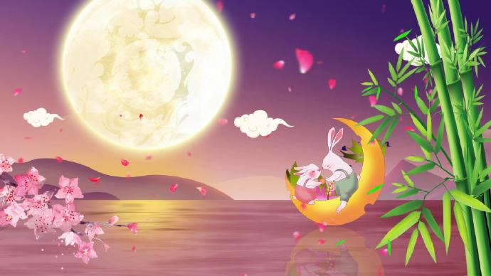 中秋节卡通背景视频素材推荐