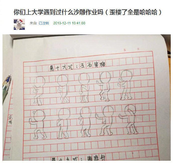 大学时遇到的沙雕作业