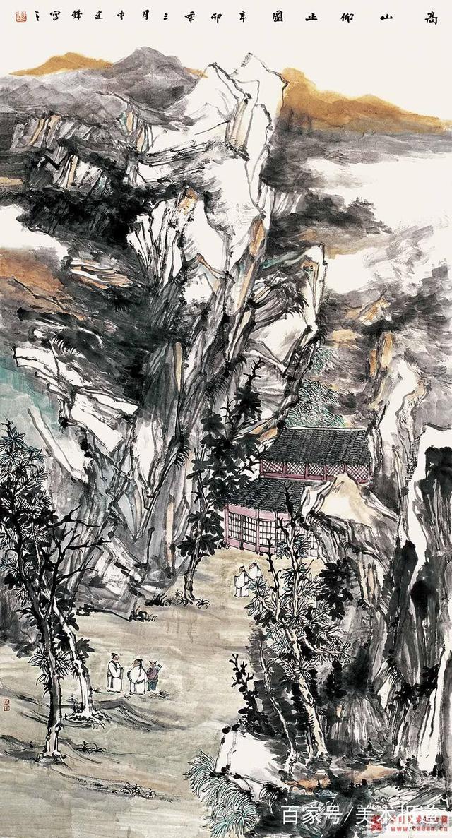 中国画名家——画家陈建锋山水画欣赏