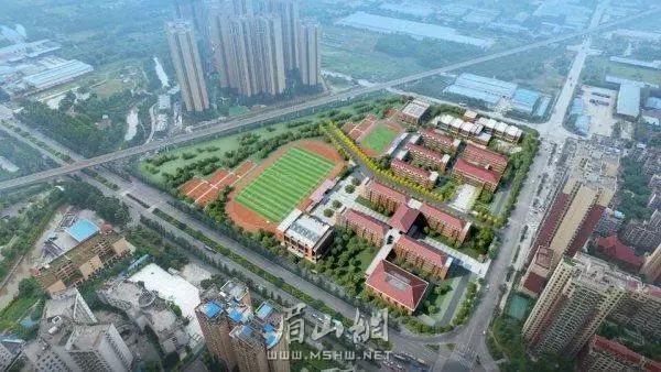 苏洵中学全貌效果图