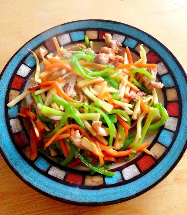 茭白炒三丝最爱这个味!
