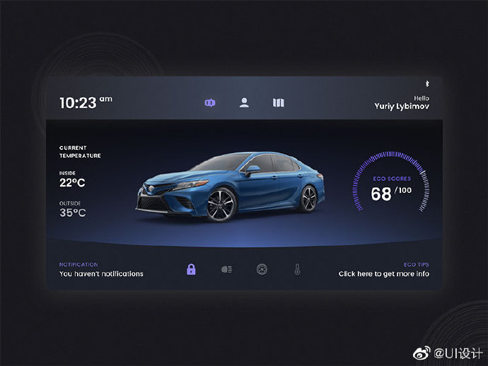 智能汽车ui界面设计分享-王氏教育