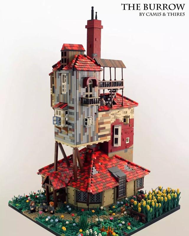 lego乐高moc作品欣赏今天是偏建筑场景系列