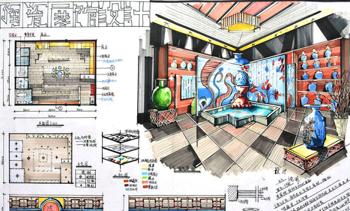 室内快题丨文化展示空间快题作品集锦