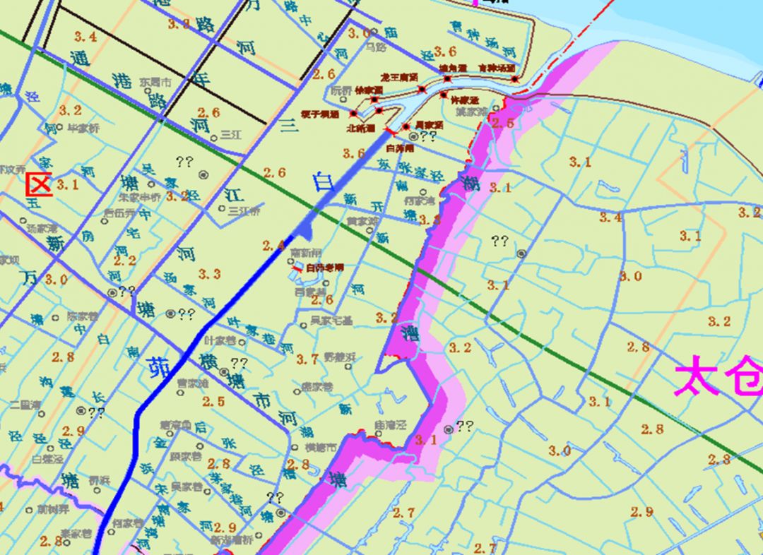 苏州市领导巡河碧溪·_白茆塘