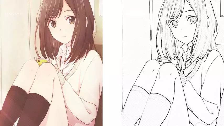 PS教程:提取线稿如此简单?三种方法总有一种