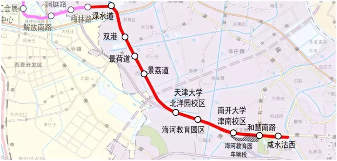 好消息天津地铁8号线将与6号线贯通运营以后出行更方便