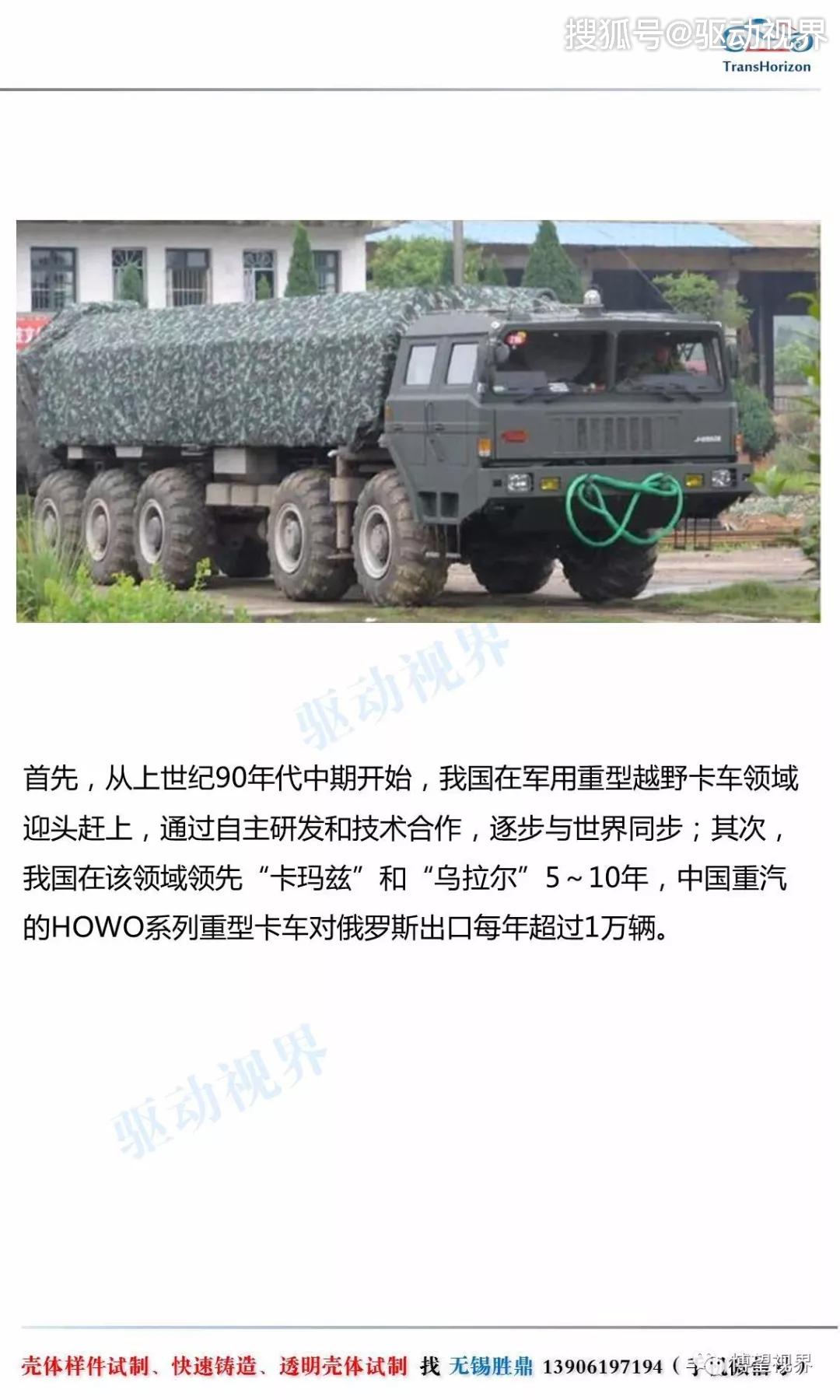 中国重型军用越野卡车历史