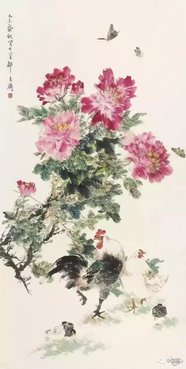 写意牡丹作品欣赏，富贵吉祥！_王雪涛