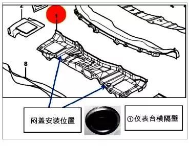 汽修案例:朗逸仪表台有流水声