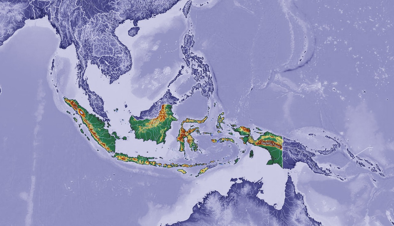 尼西亚地形图