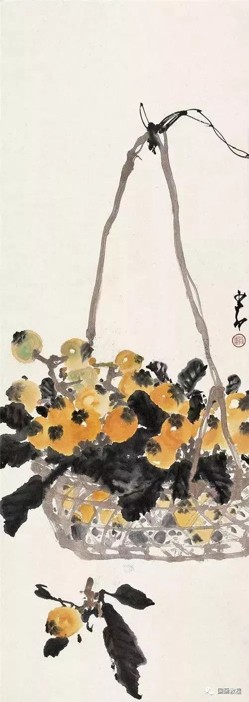 【国画教程】写意枇杷的画法